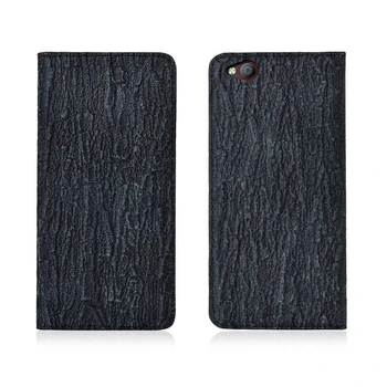 

Bark Pattern Genuine Leather Magnetic Flip Phone Case For Nubia M2/Nubia M2 Lite/Nubia N3 Phone Cover Card Slot Holder Funda