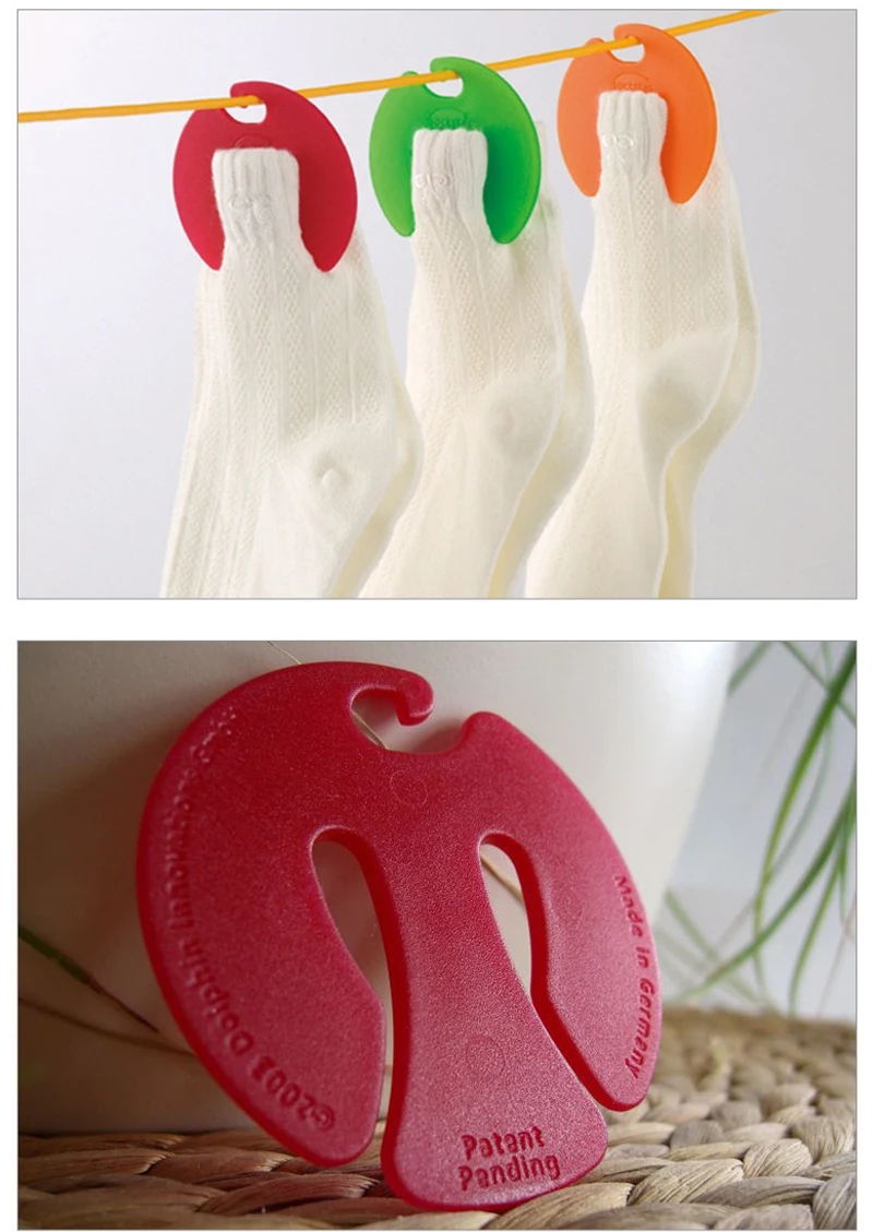 Sock Clips Sock Holder Rings Organizers Sorters Locks Clips ​Clothes Pegs Sorters Holders Multipurpose Small Clothespins