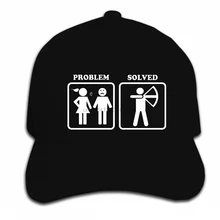 Принт бейсбольная кепка под заказ хип хоп лук Охота проблема решена стрельба из лука Охотник для мужчин женщин солнцезащитный козырек Кепка