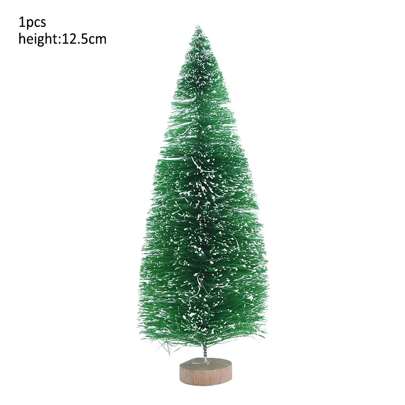 5-16 см мини-елка arbol de navidad поддельные сосны DIY фото реквизит для украшения дома Рождественский подарок на год - Цвет: 1pc 12.5cm B03