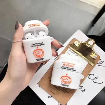 

France 3D Avene Moisturizing spray for Apple Airpods pro 2 Bluetooth Wireless Silicon Case Charging Headphone Case cover keyring