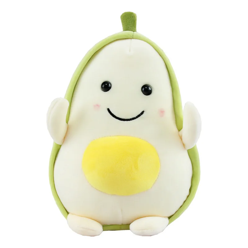 

Popular Ins Simulation Cartoon Fruit Plush Toys Down Cotton Software Doll Pillow Children Adorable Cute Avocado Doll