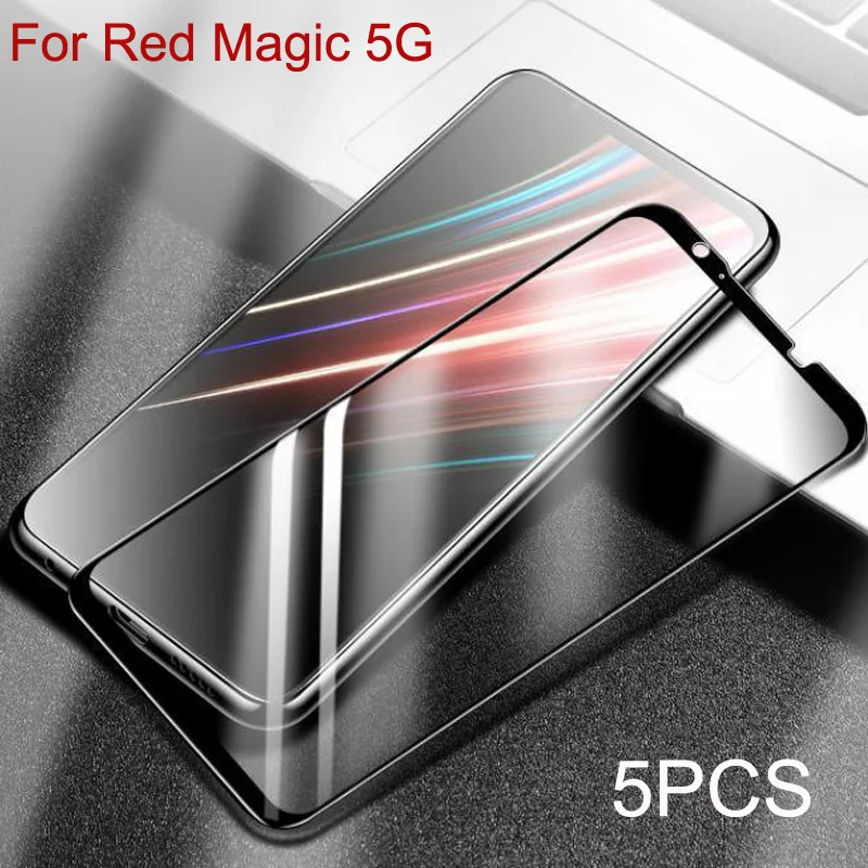 5 шт. ZTE Nubia Red Magic 5G 2020 3D полное покрытие клеем закаленное стекло для NX659J Защитная