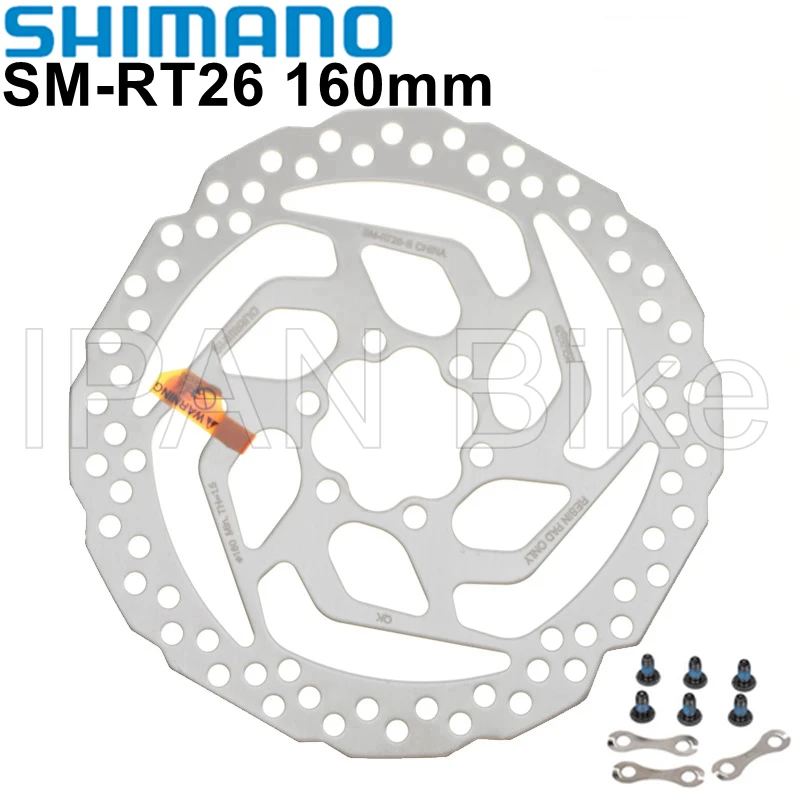 SHIMANO brake disc / rotor SM-RT26 size 160 mm 6 hole