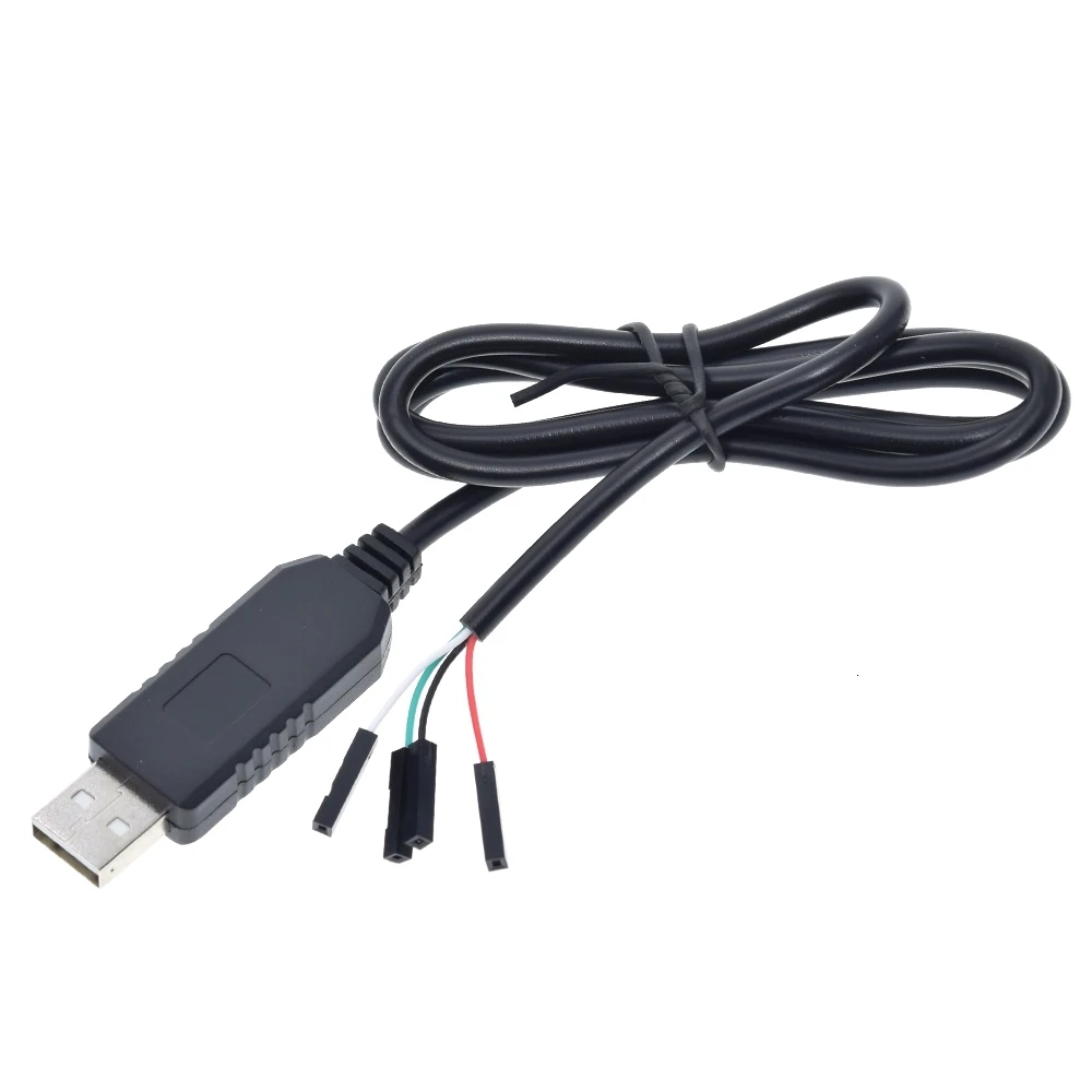 TZT Smart Electronics PL2303 PL2303HX USB to UART TTL Cable Module 4p 4 pin RS232 Converter Serial Line Support Linux Mac Win7