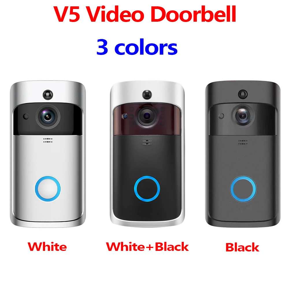 Smart Video Doorbell V5 720P HD Sensor Night Vision Two Way Audio Smart