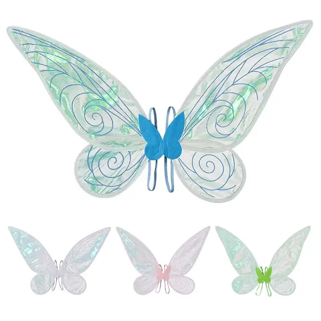 Fairy Elf Princess Angel Wings For Women Girls Halloween Party Cosplay Costumes Butterfly Wings Stage Performance Photography 1