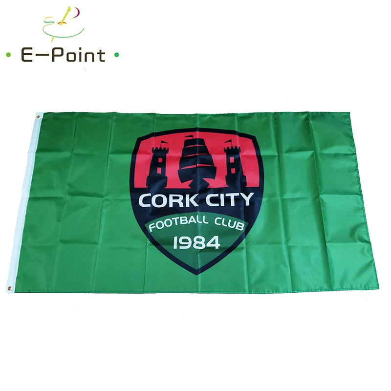 Флаг Ирландии Cork City FC 3 фута * 5 футов (90*150 см) размер рождественские украшения для
