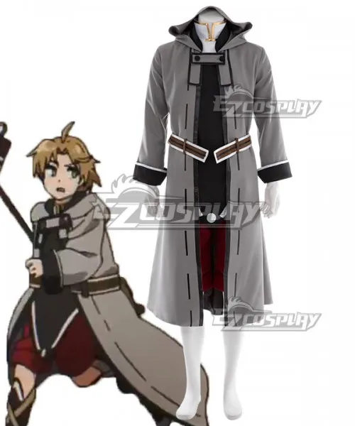 

IN STOCK Mushoku Tensei: Jobless Reincarnation Rudeus Greyrat Uniform Clothes Halloween Adult Suit Cosplay Costume E001