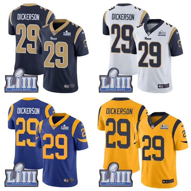 Супер Rams Bowl Лос-Анжелес Джерси 16 Джаред Гофф 30 Тодд Герли II 99 Аарон Дональд все Прошитые американские футбольные майки