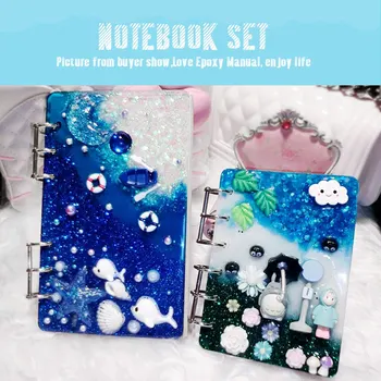 

A7 A6 A5 Transparent Loose Leaf Binder Notebook Inner Core Cover Note Book Journal Planner Office Stationery Supplies