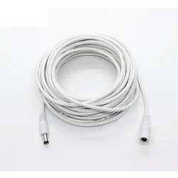Câble d'alimentation 12V DC, 3/5/10/15/20/30/50 mètres, cordon d'alimentation femelle à mâle pour caméra de sécurité CCTV, 5.5x2.1MM 