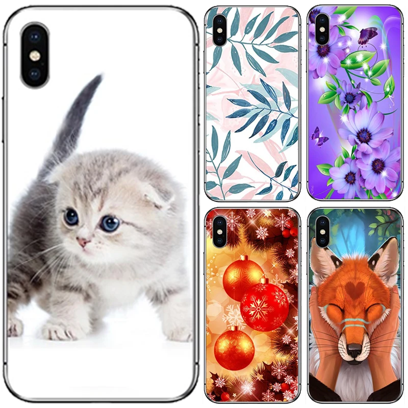 Чехол для Wiko Y80 Y70 Y60 Y50 Y 80 70 60 50 мягкий силиконовый чехол из ТПУ 3D с кошкой телефона |