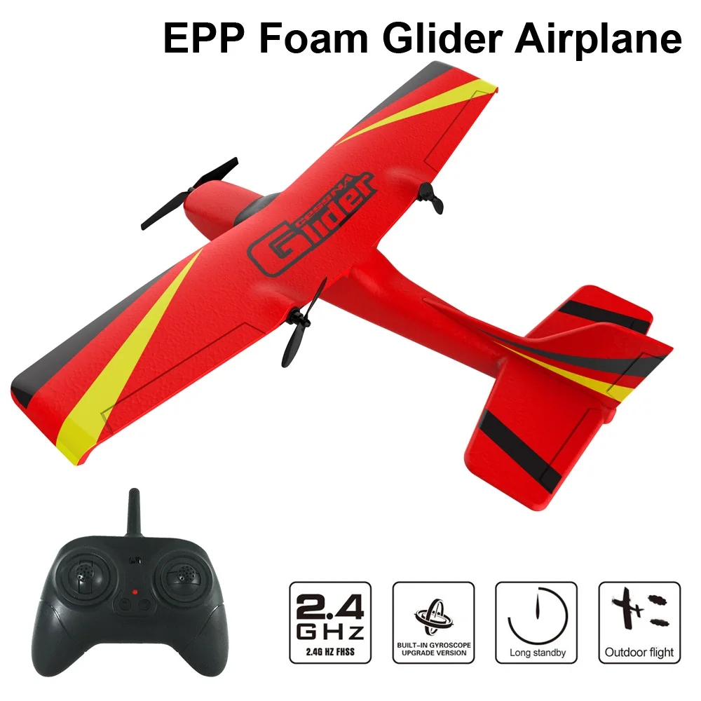 Online activity promotion Glider Airplane Toy Remote Control RC Helicopter Plane EPP Foam 2CH 2
