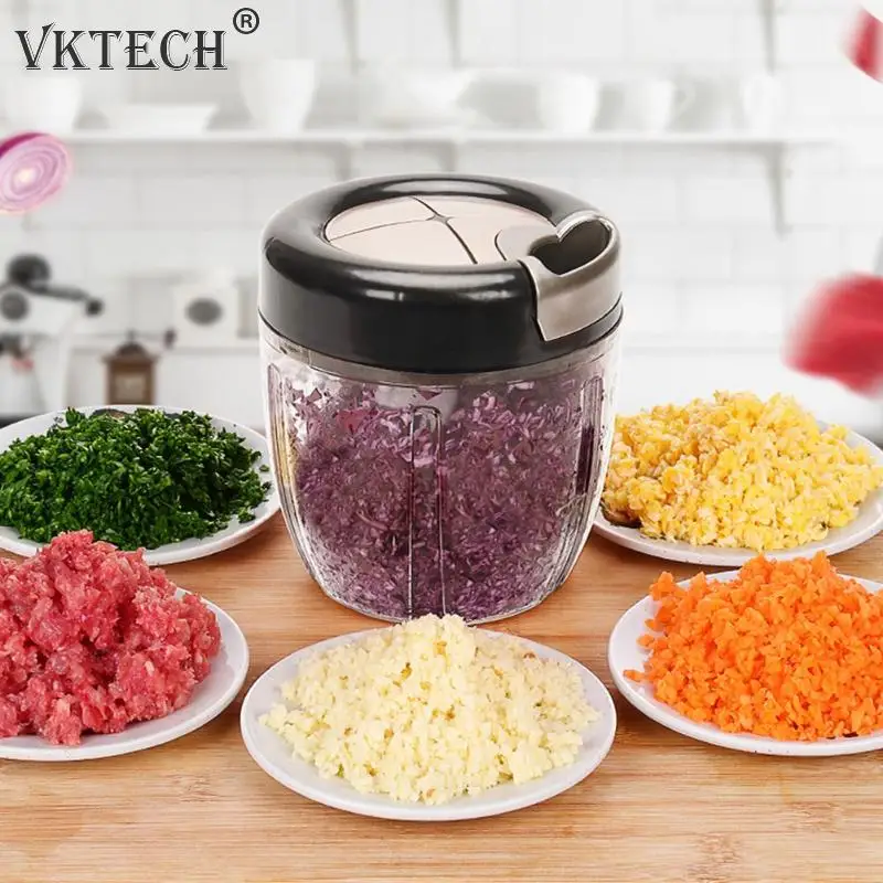 Ручной измельчитель для фруктов овощей мясорубка гаек лука Многофункциональный