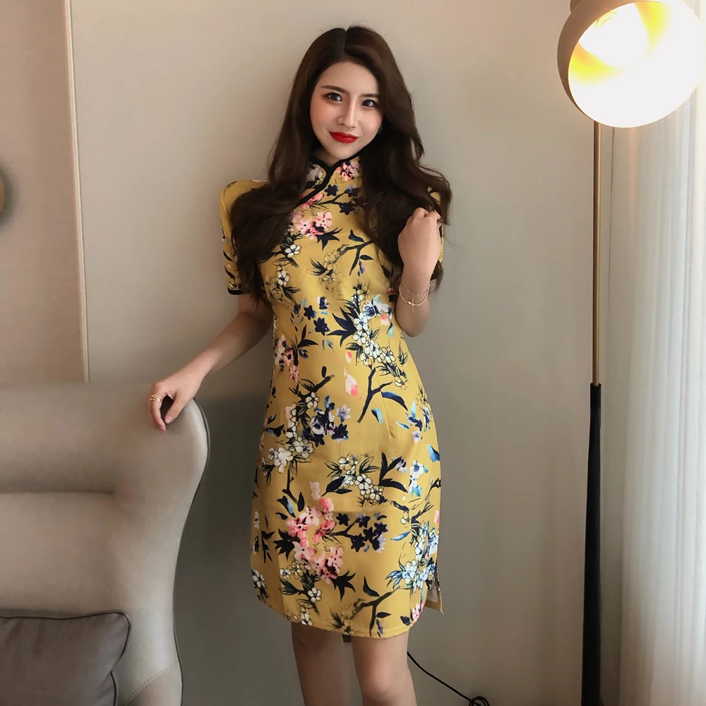 Сделать qipao с молодыми восстановленными древними способами улучшенная версия Китая теперь молодой сексуальное платье для девушек