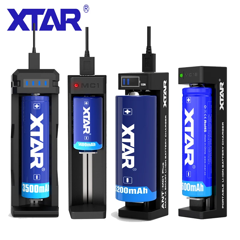 Зарядное устройство XTAR MC1 MC1PLUS SC1 дешевое зарядное для аккумуляторов