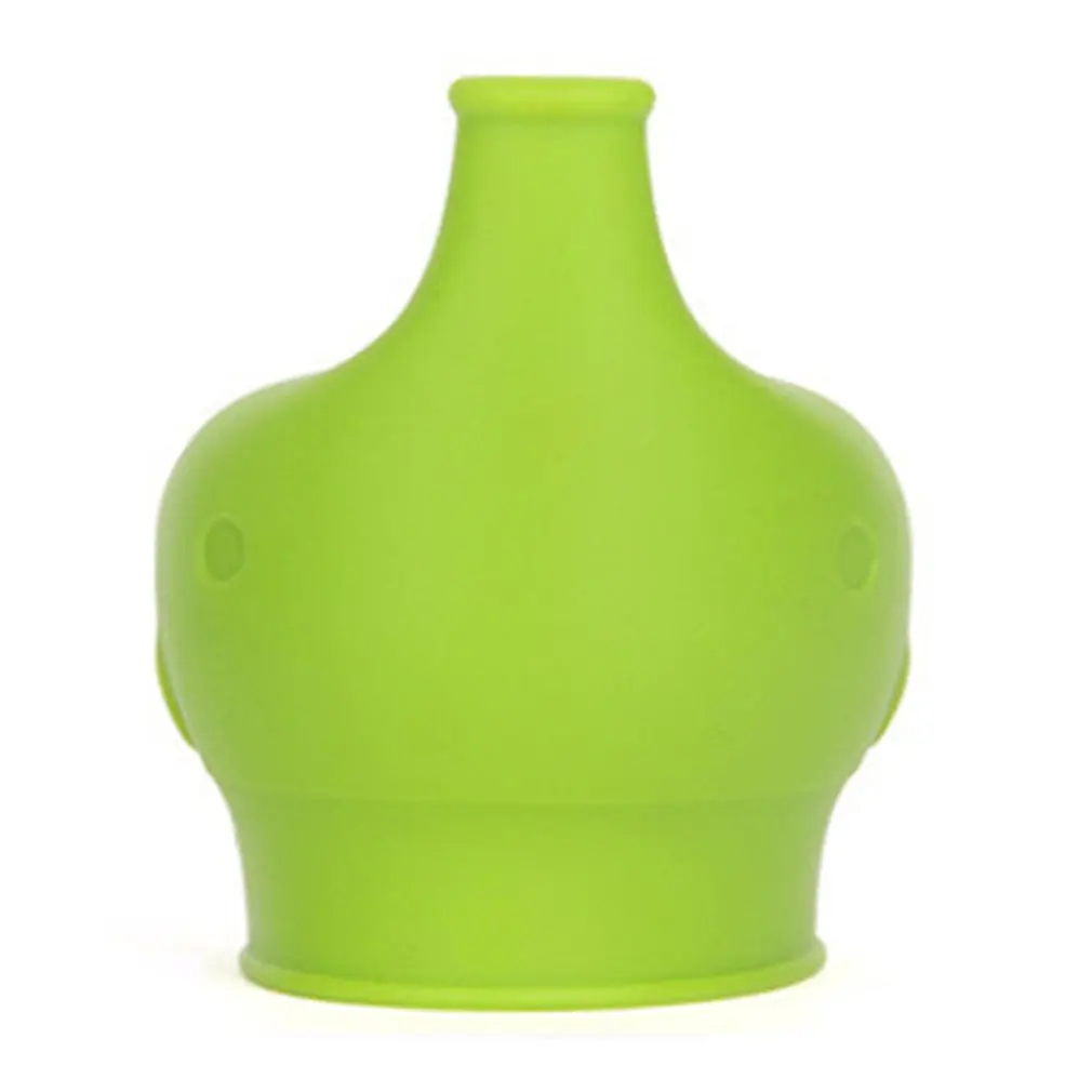 

Reusable Elephant Silicone Sippy Cup Lid Flexible Overflow Spill-Proof Cup Cover for Babies Toddlers Drinking Tool