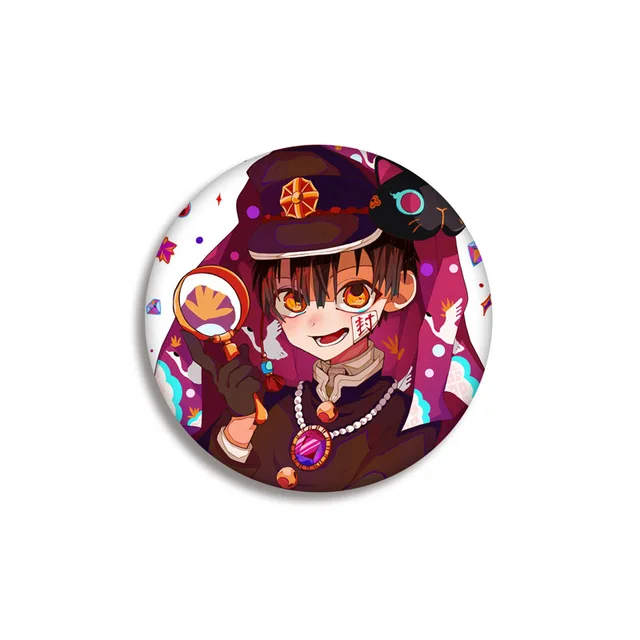 Toilet Bound Hanako Kun Anime Badges on a Backpack NENE Anime Icons Pins Badge Decoration Brooches Metal Badges For Clothes DIY 9