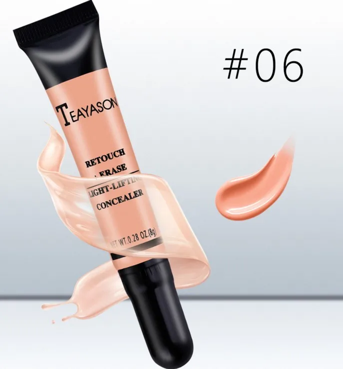 

Face Concealer Professional Liquid Concealer Makeup Full Coverage Dark Circles Acne Marks Base Cream Cosmetic Makeup Tool