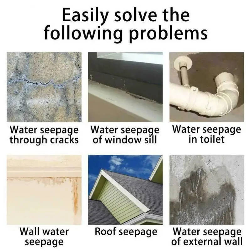Anti-Leaking Sealant Spray Coating Liquid Waterproof Strong Adhesion Spray Leak Water Leak Repair Sealant Plug Tools anti leak sealant