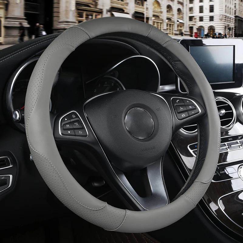 WLMWL кожаный чехол рулевого колеса автомобиля Для Ssangyong все модели Actyon Kyron Tivolan Rexton