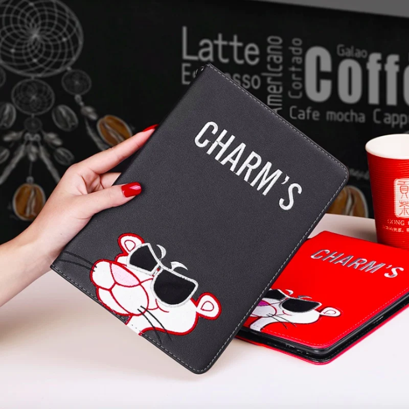 Автоматический будильник смарт-чехол с подставкой для Планшеты ipad Mini1 на возраст 2, 3, 4, 5, ipad air 2 3 pro 9,7 Мультфильм защитный чехол для ipad 2, 3, 4 18 9,7