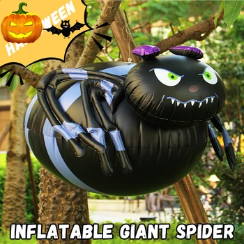 

New Halloween PVC Inflatable Animated Spider Outdoor Yard Shopping mall Home Halloween Party Supplies Decoration