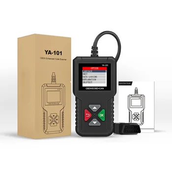 

YA101 OBD Car Diagnostic Scanner Auto Diagnostic-Tool Battery Testing Fault Error Codes Read Clear OBD Automotive Scanner