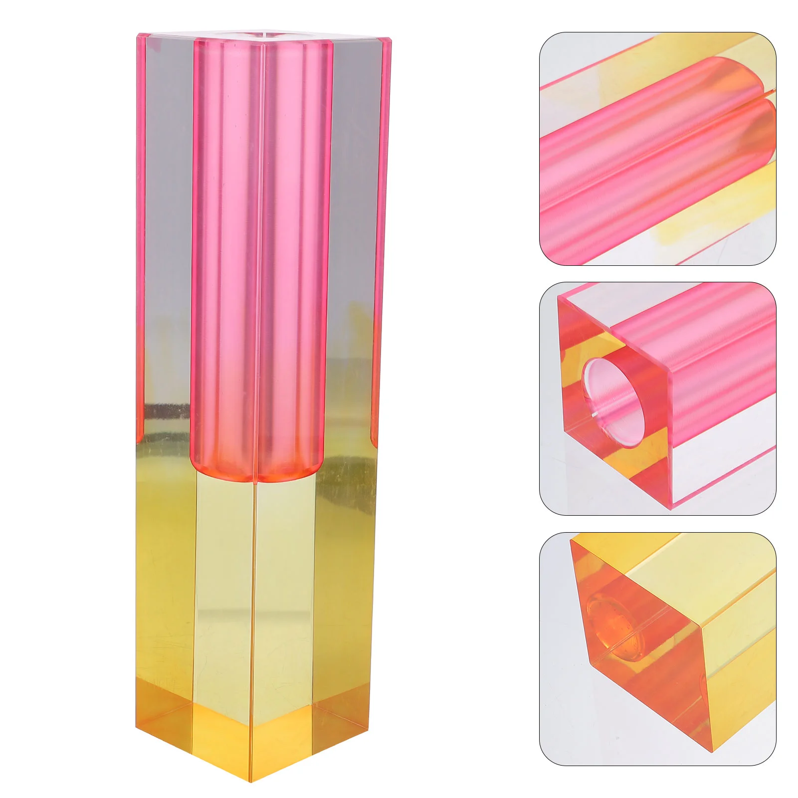 1PC Elegant Acrylic Vase Adornment Desktop Flower Arranging Artistic | Дом и сад
