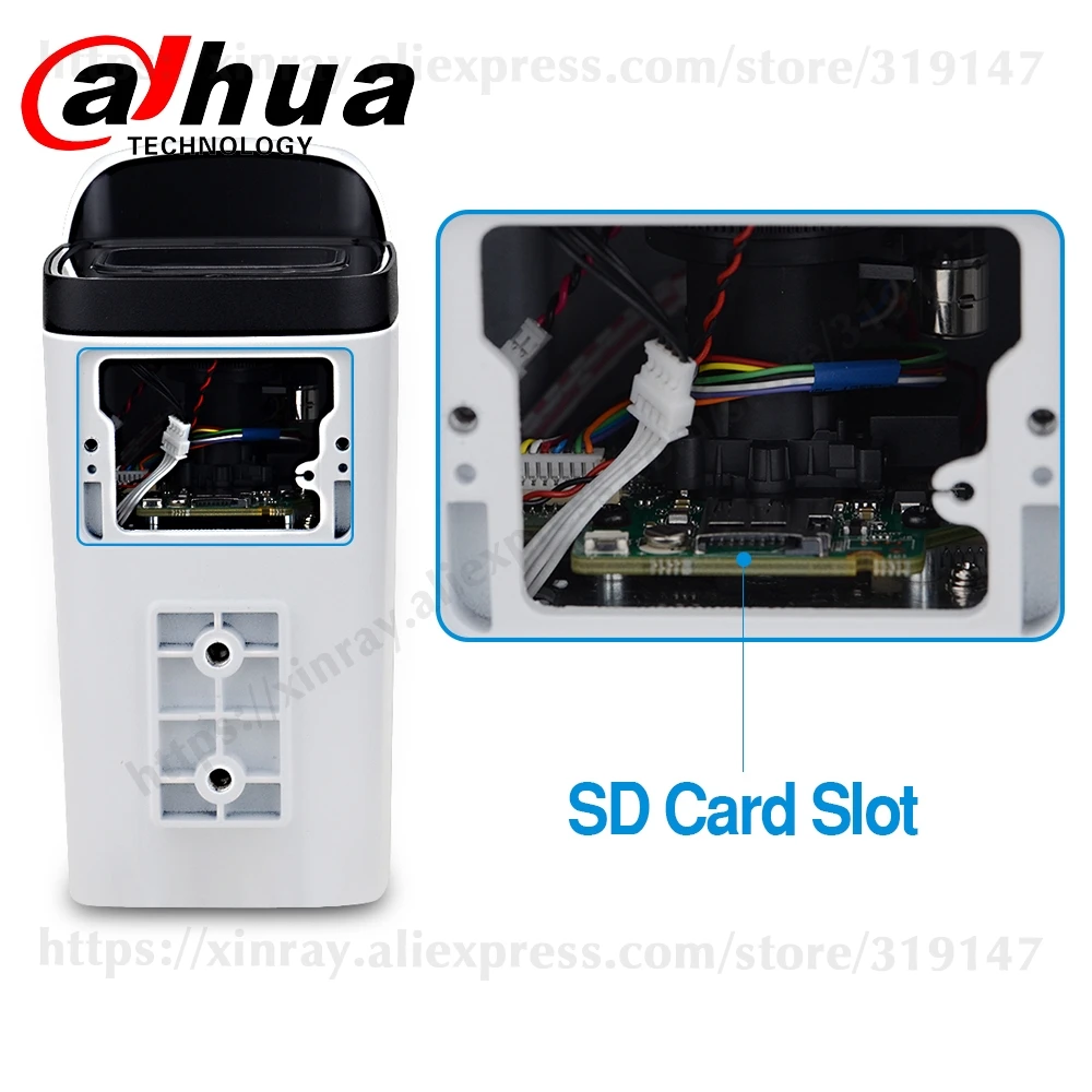 DH IPC-HFW4631F-ZSA 6MP сетевая ip-камера 2,7-13,5 мм VF объектив 60 м IR слот карты Micro SD встроенный микрофон IP67 IK10 4 шт./лот