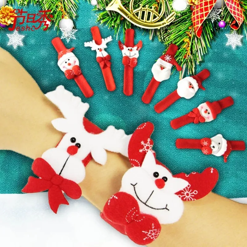 

AMTOY 50 Pieces Of Holiday Bracelets Christmas, Halloween, New Year Celebration Bracelet Holiday Stickers Celebrate Paste 2020