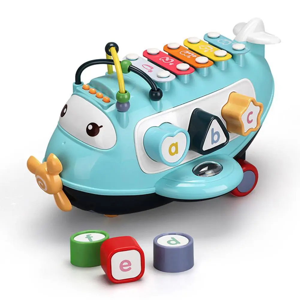 Для малышей раннего образования многофункциональная стучит пианино музыка бисером детская игрушка в подарок