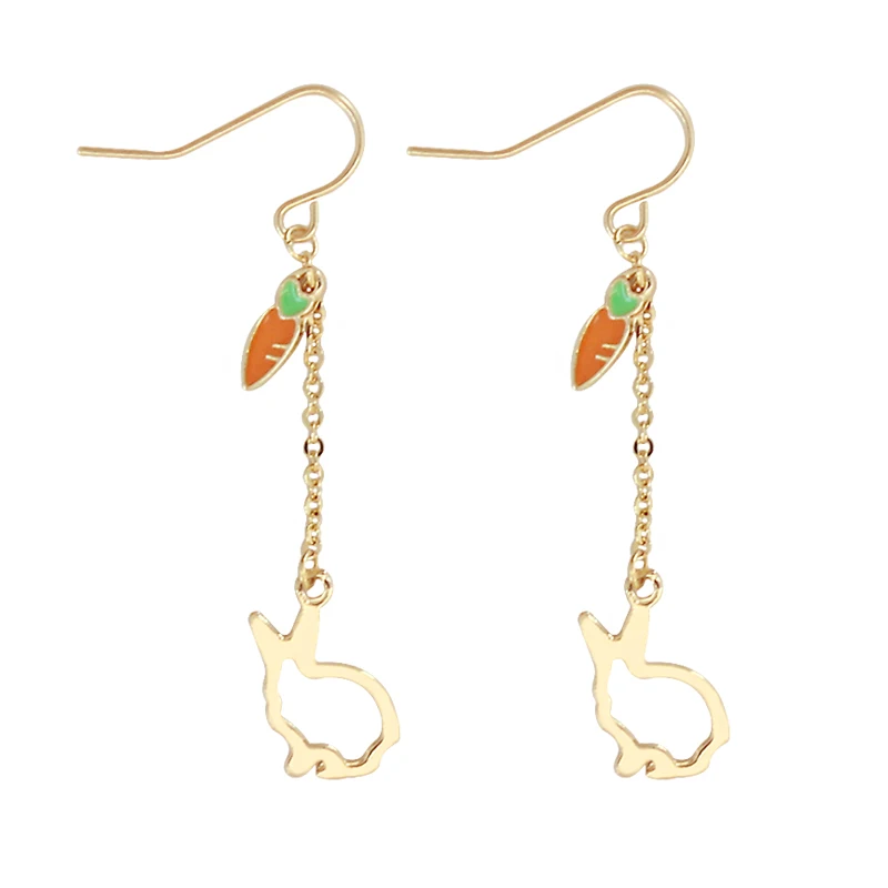 fashion jewelry carrot rabbit earring for women | Украшения и аксессуары