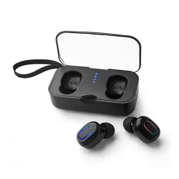 

In-Ear Bluetooth Mini Earbuds With Mic Charging TWS Wireless Stereo Hifi Fingerprint Touch Sports Music Digital Earphones