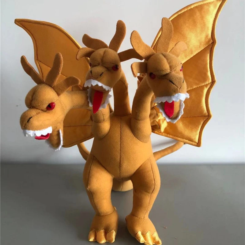 35*42cm Gold king of the Rodan mothra Action Figure Stuffed Plush doll Wing Movable Kid Kind Anime King Kaiju Kid Christmas Gift