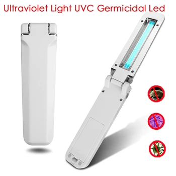 

Handheld UVC Disinfection Lamp 2W UV Sterilization Lamps USB Portable Folding Ultraviolet DisinfectionTravel Sterilizing Lights