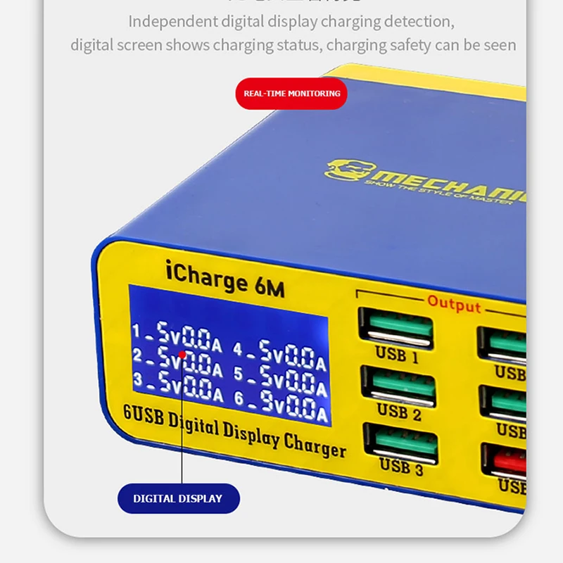 MECHANIC USB Intelligence 2.4A поддержка быстрой зарядки QC 3 0 прочная Совместимость для IPAD/iPhone