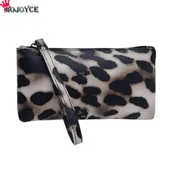 

Vintage PU Clutch Leopard Printed Women Handbag Coin Purse Zipper Wallet