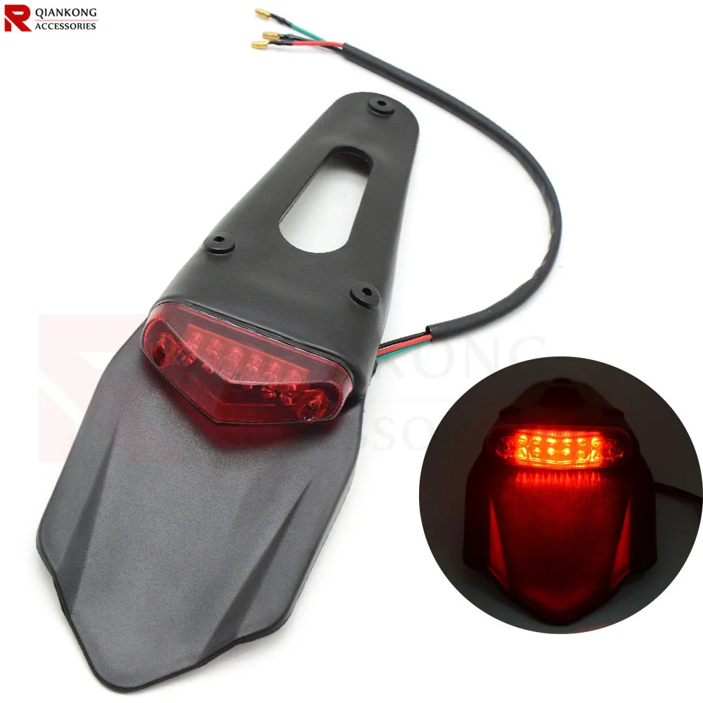 

FOR YAMAHA YZ80 YZ85 YZ125 YZ250 YZ250F YZ426F YZ450F Motorcycle Fender LED Stop Rear Tail Light YZ 80 85 125 250F 426F 450F