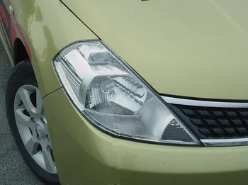 

For Nissan versa 2005 2006 2007 front headlamps transparent lampshades lamp shell masks headlights cover lens Headlight