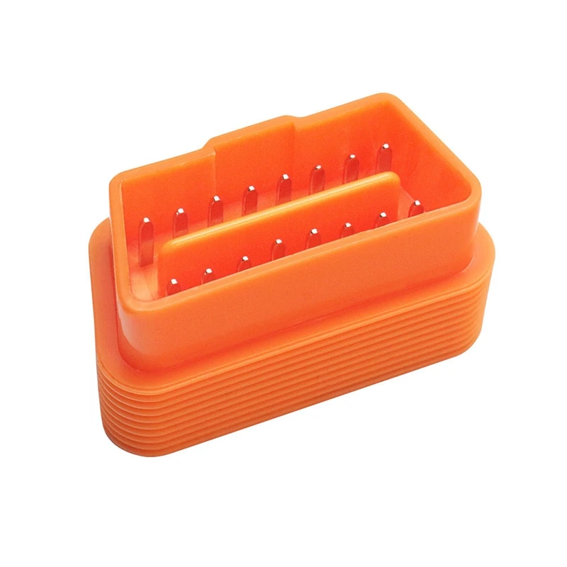 ORANGE Aermotor ELM327 OBD2 диагностический сканер Android IOS Windows работает адаптер - Цвет: ORANGE