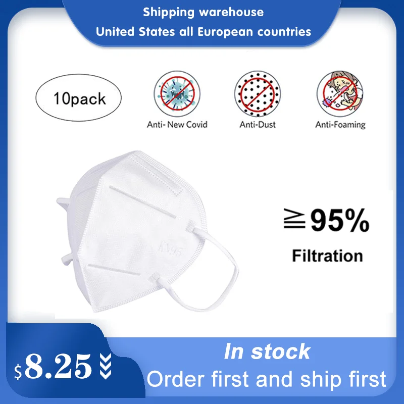 

Protective Mask Disposable Dustproof Mask Indoor Outdoor Facial Mask For Anti-pollution Anti-fog Anti-particle