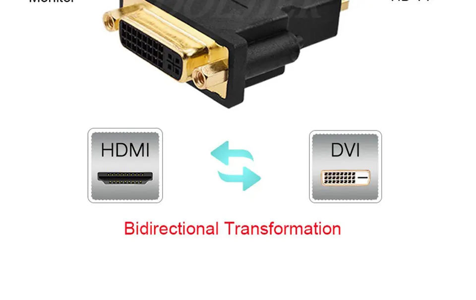 DVI 24 1 мужчина к HDMI конвертер 1080P с покрытием штекер к женскому HDMI дви кабель конвертер для HDTV проектор монитор