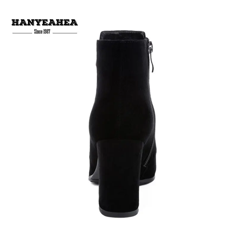 

String Bead Women's Boots Neutral Punk Female Boot Concise Fashion 34-39 Black Hot Sales Zipper Female Winter Boots