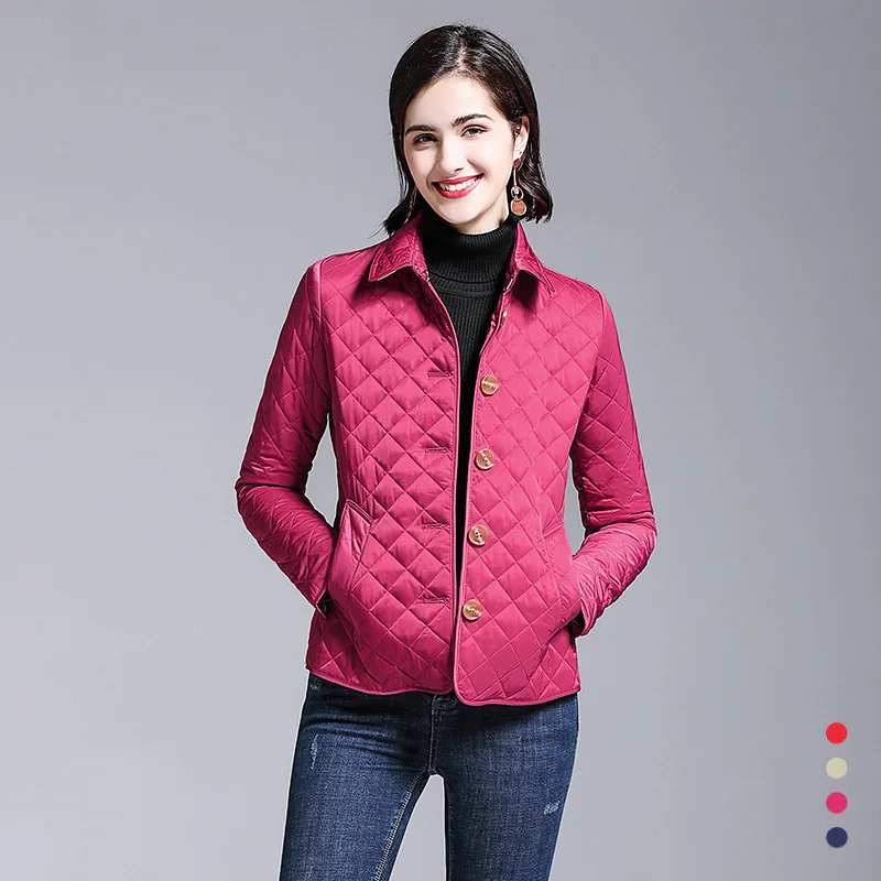

Cotton Coat Women's Short Slim Fit Versatile Large Size Thin 2019 Winter New Style Short-height Workwear Small Cotton-padded Clo