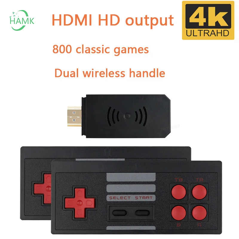 

HDMI Mini Game Console Classic Retro 8-bit Portable Game Console 800 Game HD Output Toys and Video Game Console