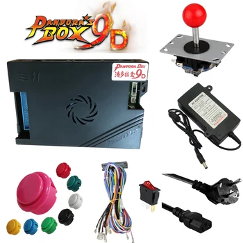 

2 Player DIY Arcade Kit Pandora Box 9D 2500 in 1 game board and joystick American HAPP Style Push Button for Arcade Machine