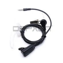 

Surveillance Security Clear Coiled Acoustic Air Tube Earpiece Headset Mic PTT for IPhone Samsung Huawei HTC LG Sony Mobile Phone