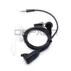 Surveillance Security Clear Coiled Acoustic Air Tube Earpiece Headset Mic PTT for IPhone Samsung Huawei HTC LG Sony Mobile Phone